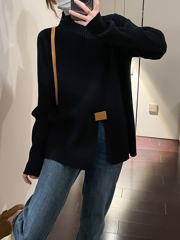 Vera Amélie Mock-Neck Sweater