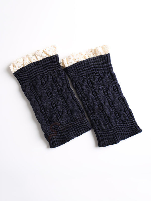 Vale Cozy Jacquard Knit Stockings