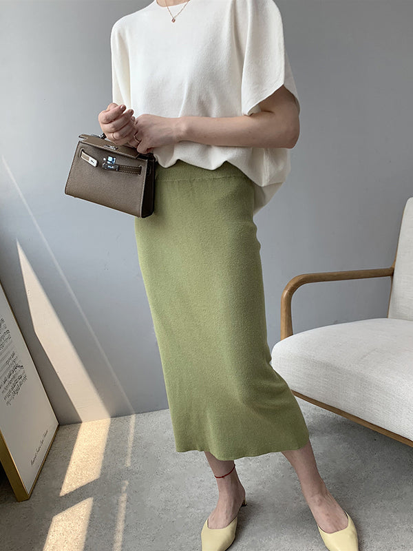 Vale Off-Shoulder Knit Pullover