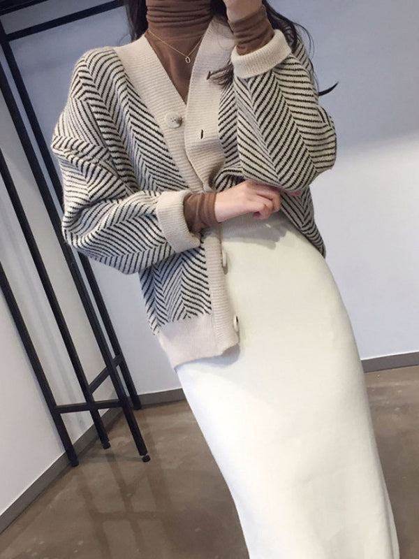 Vera Harmony Contrast Cardigan