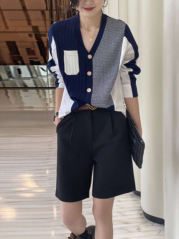 Vera Elodie Contrast Cardigan