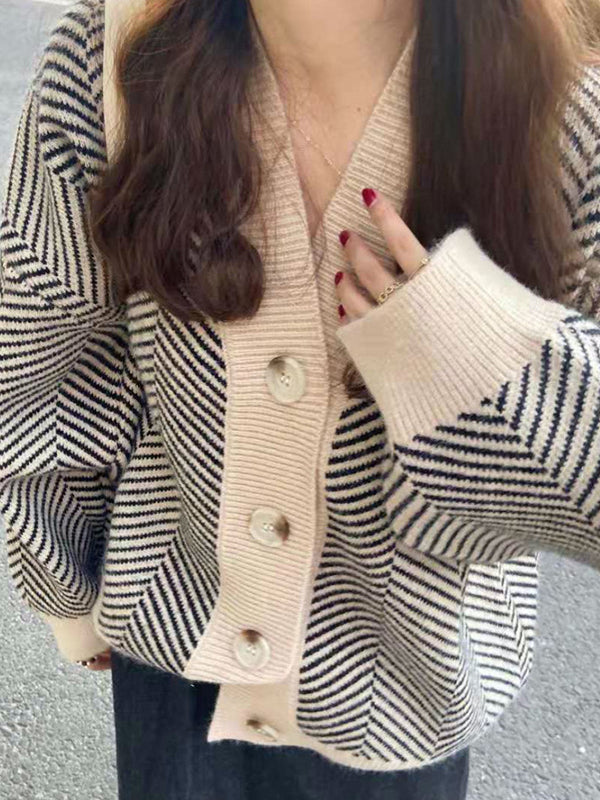 Vera Harmony Contrast Cardigan