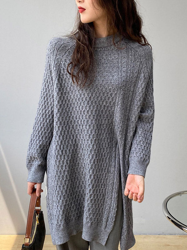Vale Mireya Split-Side Sweater