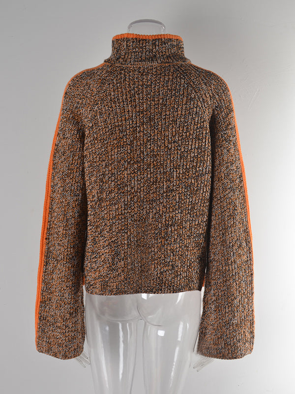 Vale Contrast Edge Sweater Top