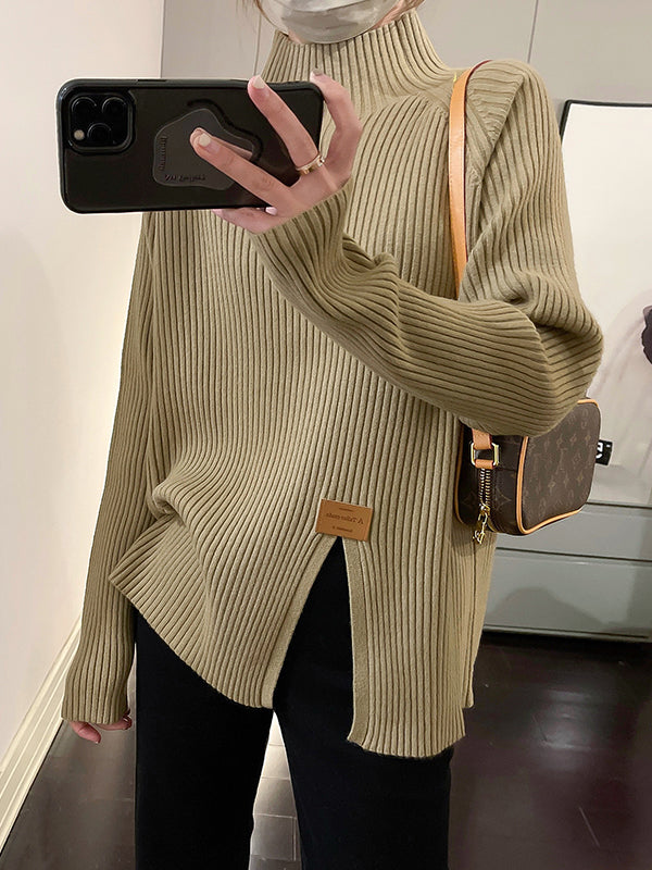 Vera Amélie Mock-Neck Sweater