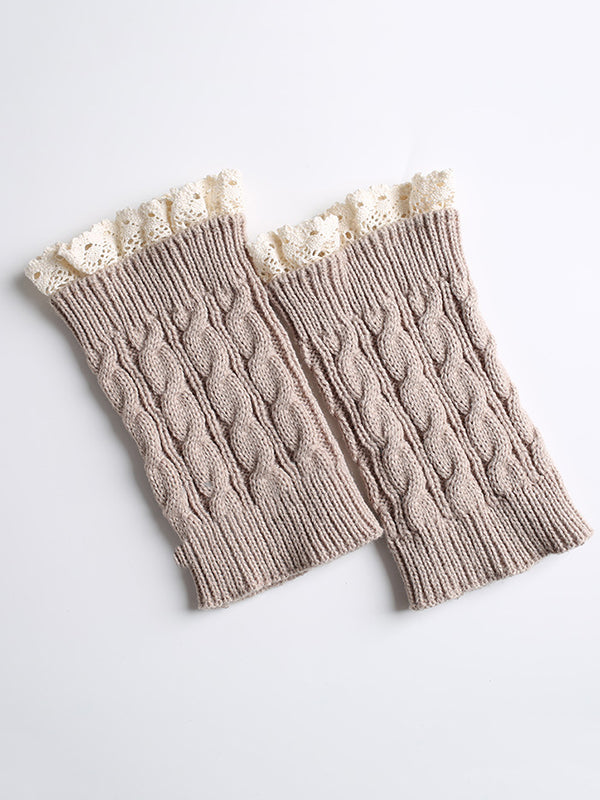 Vale Cozy Jacquard Knit Stockings