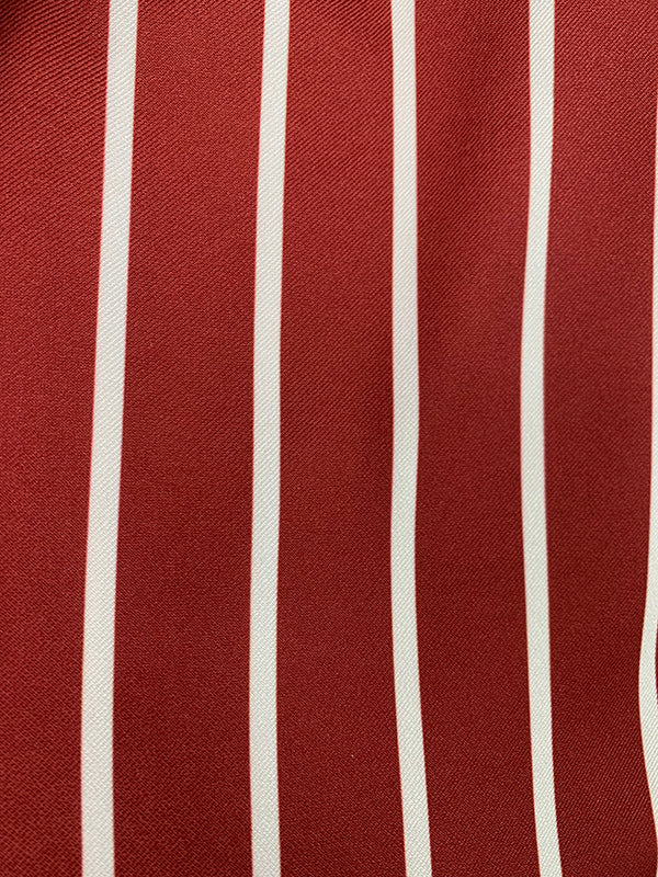 Long Sleeves Loose Striped Notched Collar Blazer Outerwear