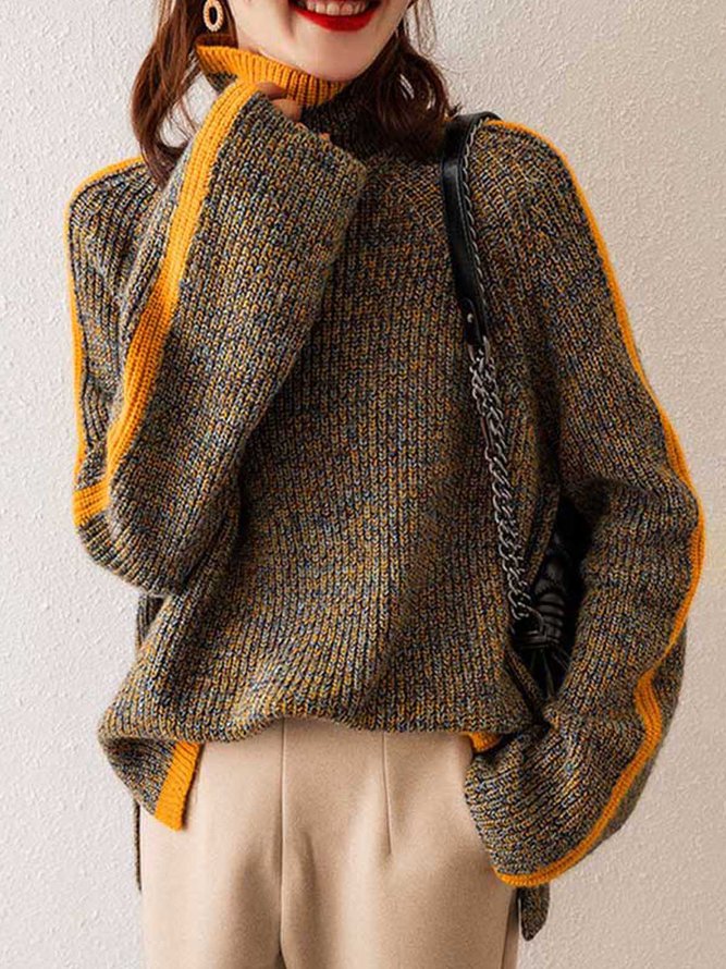 Vale Contrast Edge Sweater Top