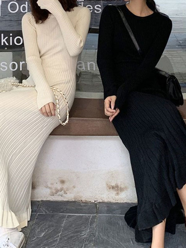 Vale Renée Ruffle Sweater Dress