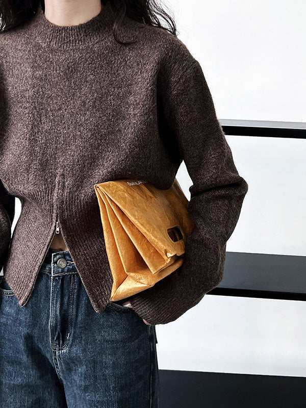 Vale Modern Ease Zip Sweater