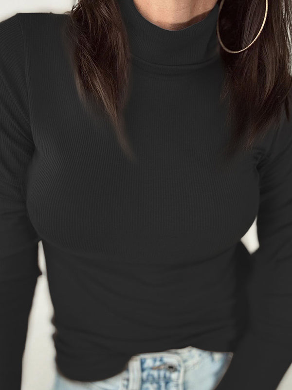 Vera Aria Mock-Neck Top