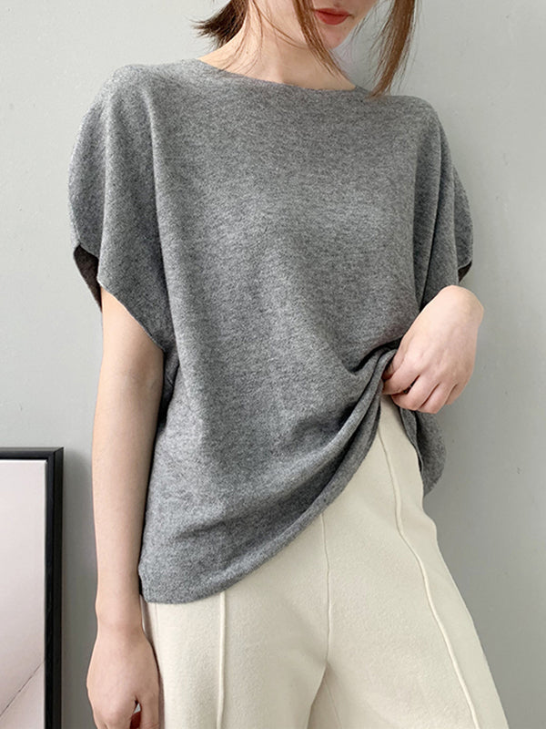 Vale Off-Shoulder Knit Pullover