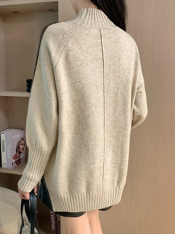 Vale Contour High-Neck Sweater