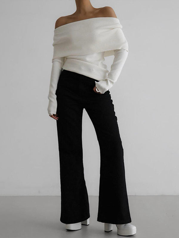Vera Lévoire Off-Shoulder Knit