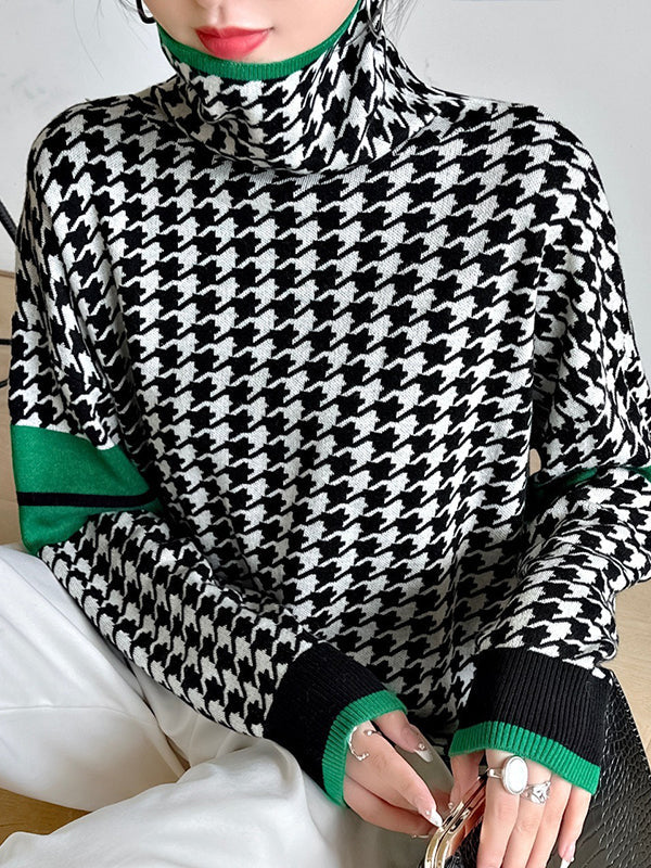 Vera Harlow Houndstooth Sweater
