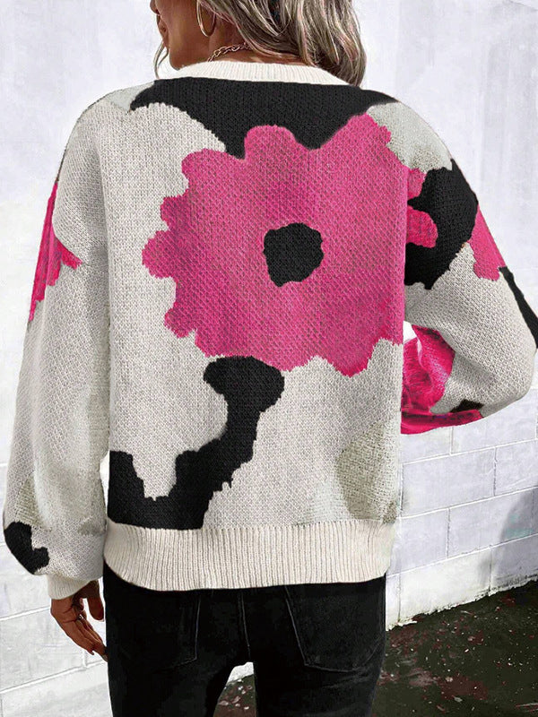 Vale Marisol Floral Sweater