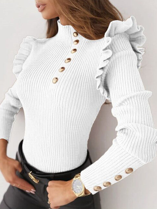 Vera Amaris Ruffle Sweater