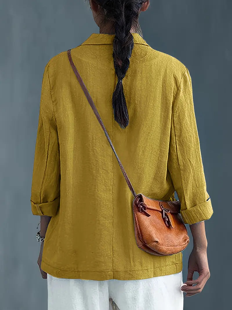 Vale® – Clara Signature Cotton Blazer