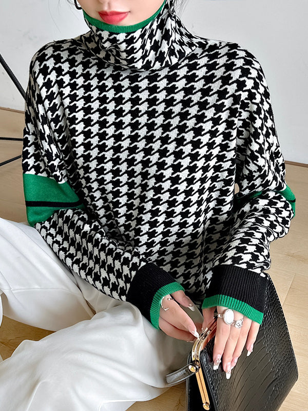 Vera Harlow Houndstooth Sweater