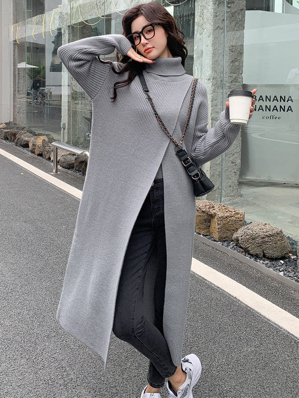 Vera Solenne High-Neck Sweater