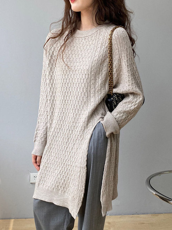 Vale Mireya Split-Side Sweater