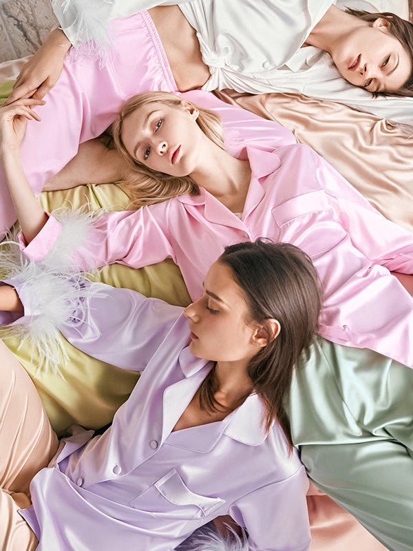 Vera Celeste Feather Lounge Set