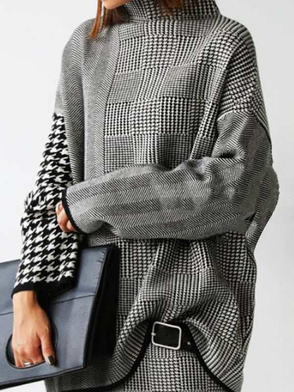 Vera Elowen Checked Luxe Knit