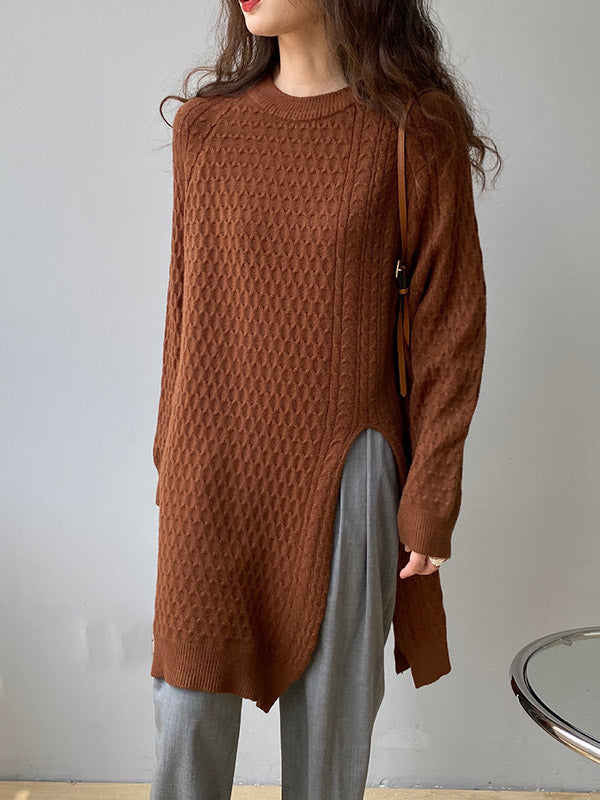 Vale Mireya Split-Side Sweater