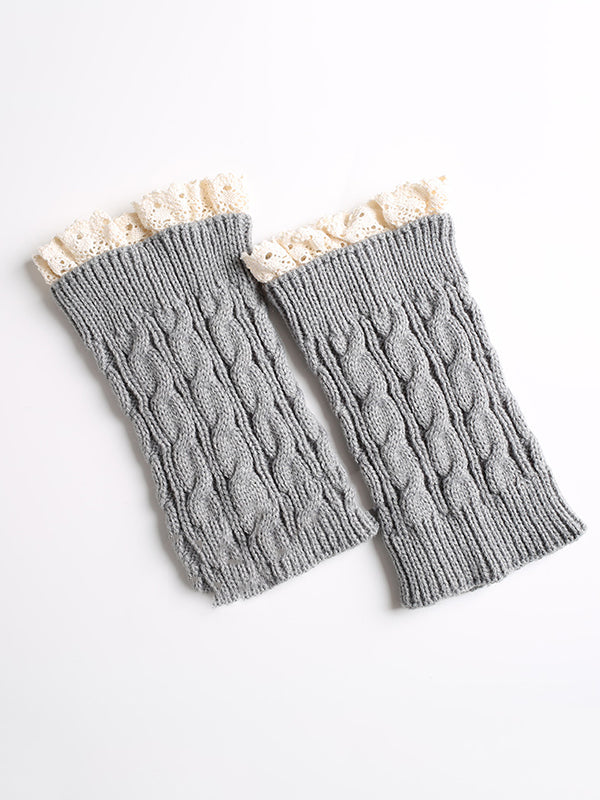 Vale Cozy Jacquard Knit Stockings