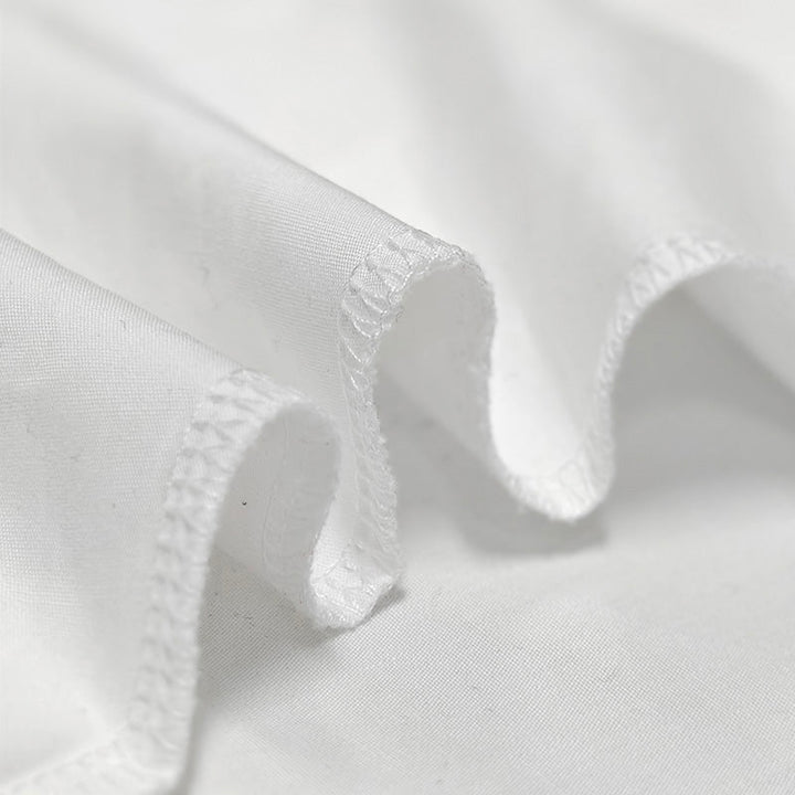 Long Sleeves Asymmetric Buttoned Split-Front Blouses&Shirts Tops