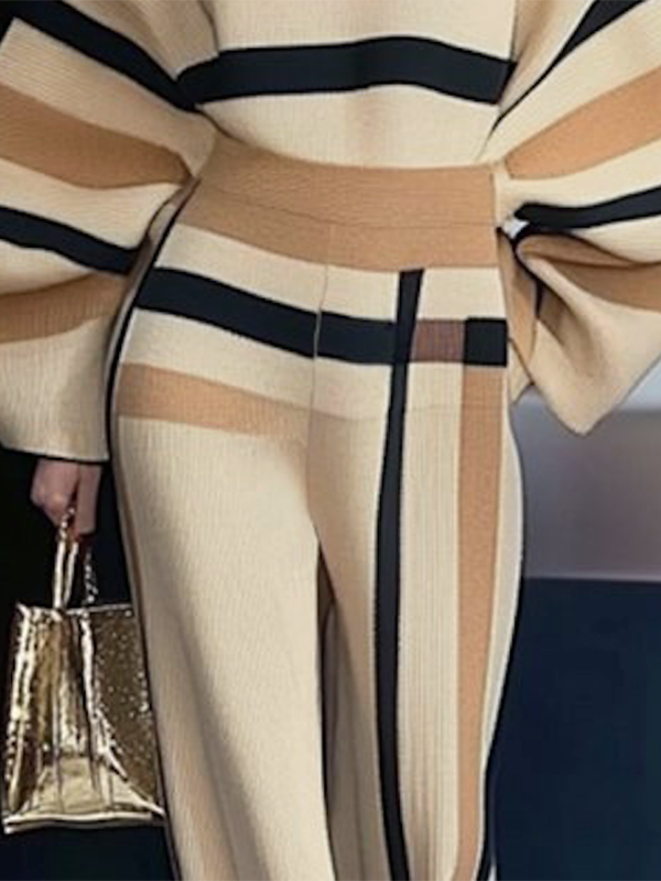 Vale Marais Striped Palazzo Trousers