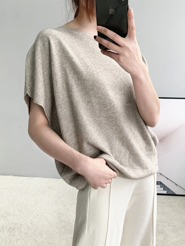 Vale Off-Shoulder Knit Pullover