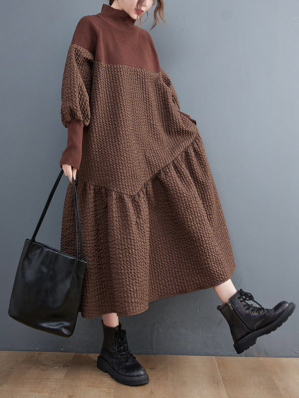 Vale Adrienne Jacquard Sweater Dress