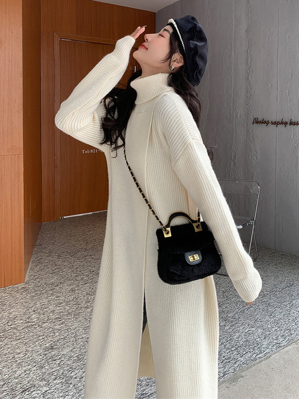 Vera Solenne High-Neck Sweater