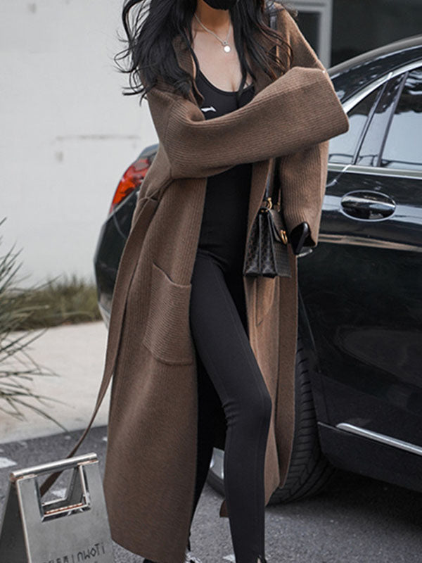 Vale Marais Wool Drape Coat