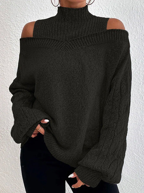Vera Solina Cold-Shoulder Sweater