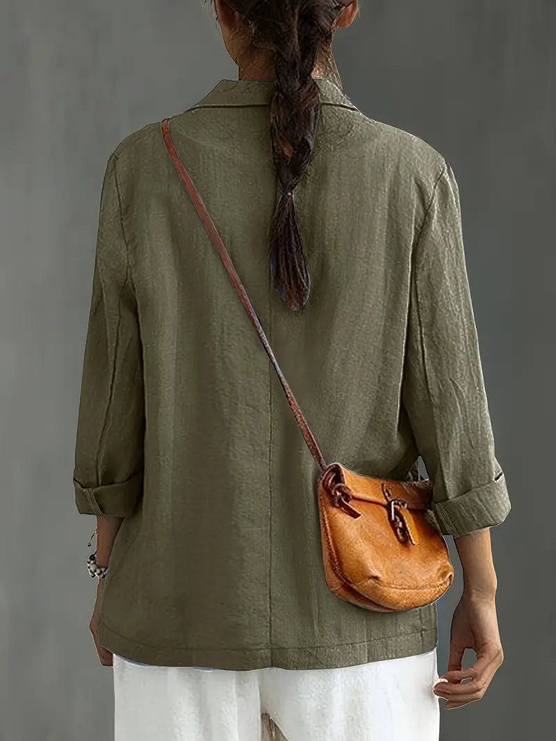 Vale® – Clara Signature Cotton Blazer