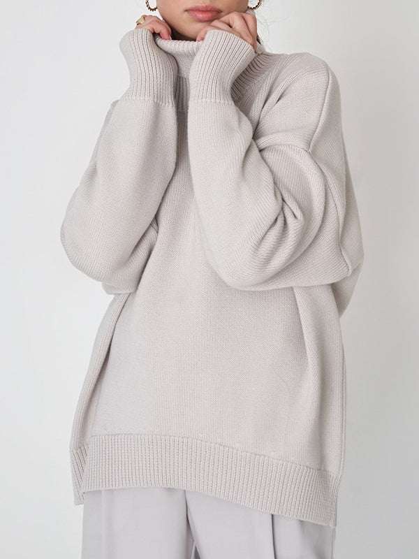 Vera Clarisse High-Neck Sweater