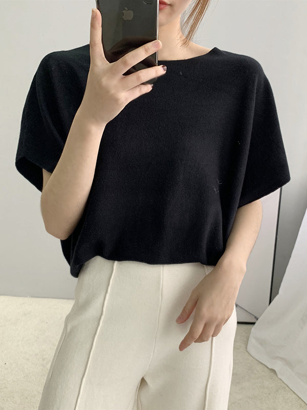 Vale Off-Shoulder Knit Pullover
