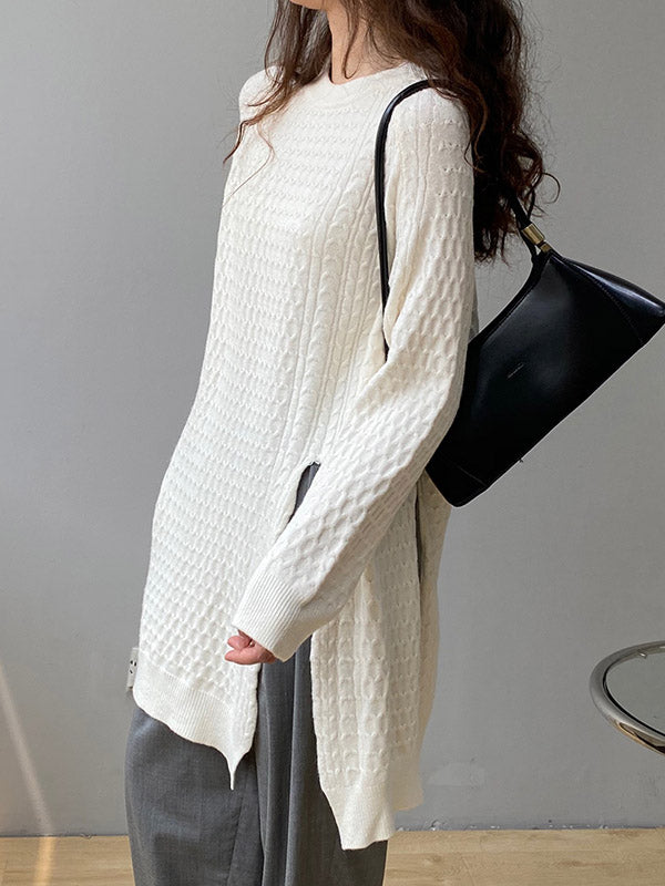 Vale Mireya Split-Side Sweater