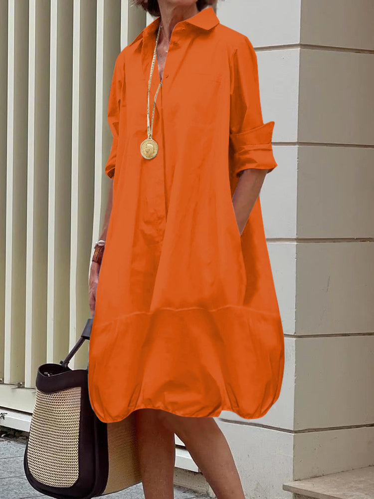 Vale Midtown Elegance Shirt Dress