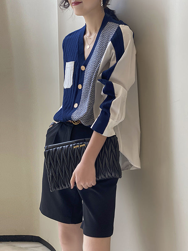 Vera Elodie Contrast Cardigan