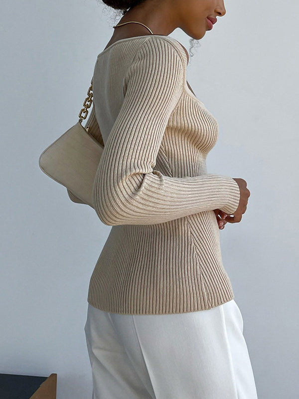 Vale Selene Square-Neck Sweater