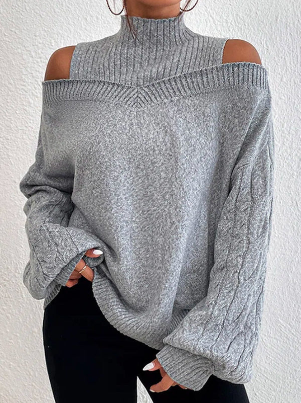 Vera Solina Cold-Shoulder Sweater