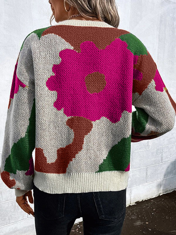 Vale Marisol Floral Sweater