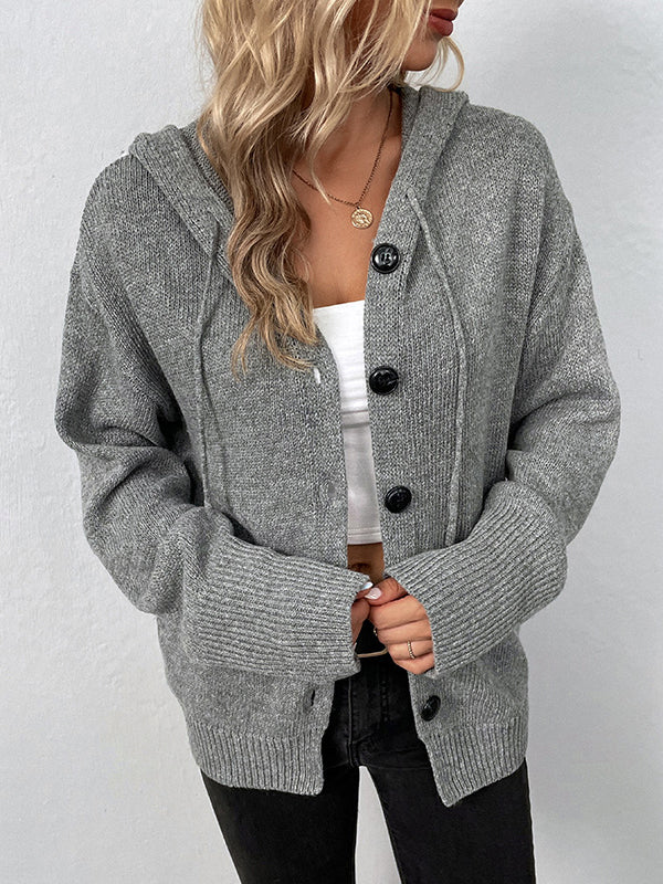 Vale Shelter Hooded Cardigan