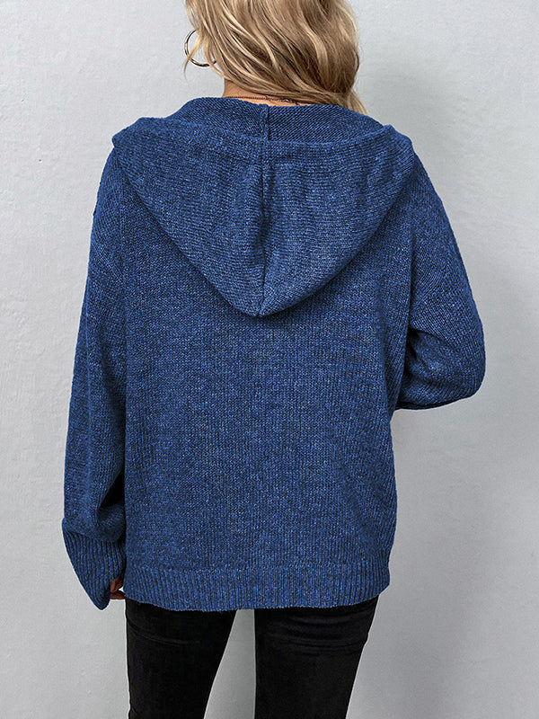 Vale Shelter Hooded Cardigan