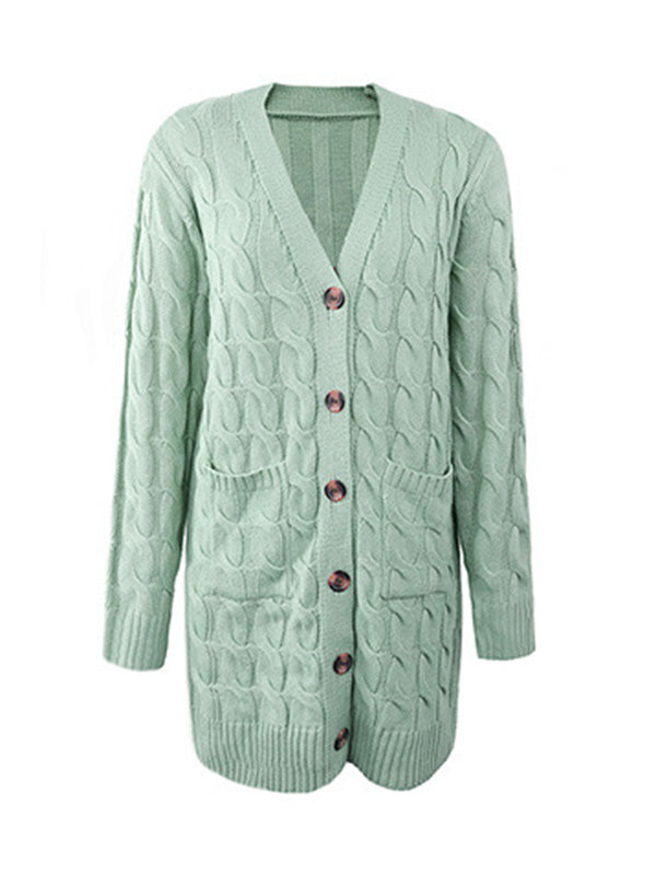 Vale Knit Jacquard Cardigan