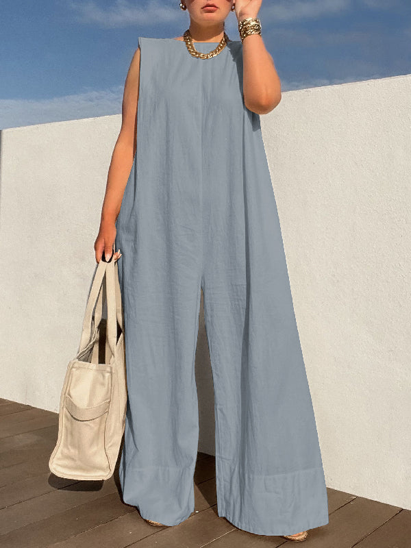 Vera Cade Wide-Leg Jumpsuit