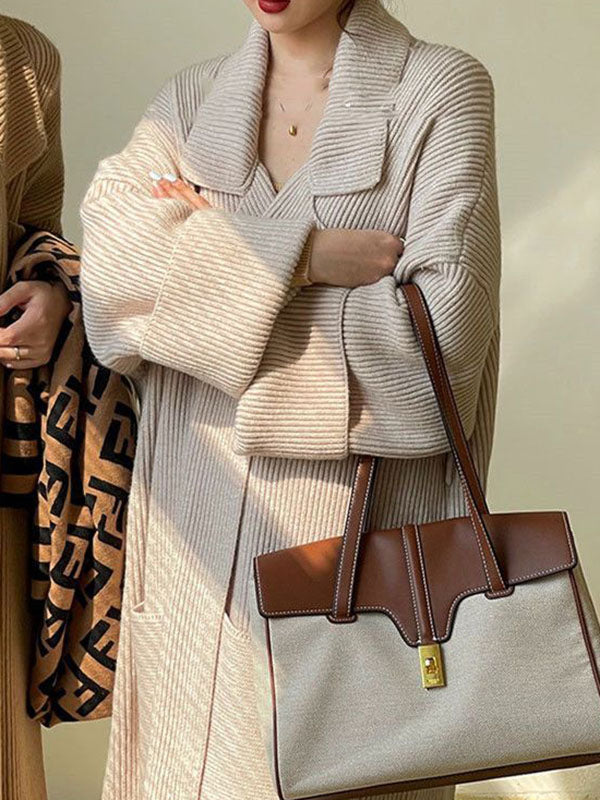 Vale Marais Wool Drape Coat